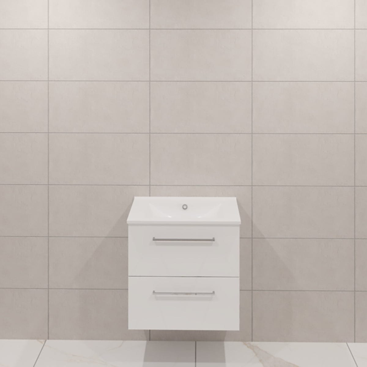 Dansani Mido+ Møbelpakke Servantskap med servant Hvit matt / 60cm / Ingen Dansani Møbelpakke bad DA-MMA-2310