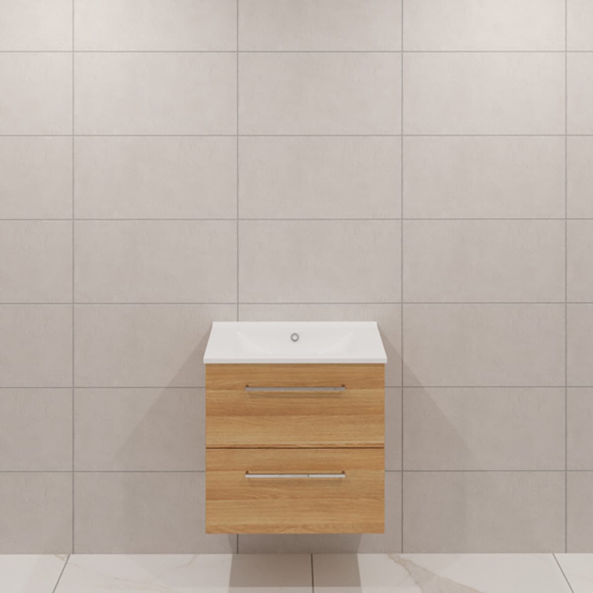 Dansani Mido+ Møbelpakke Servantskap med servant Varm eik / 60cm / Ingen Dansani Møbelpakke bad DA-MMA-2355