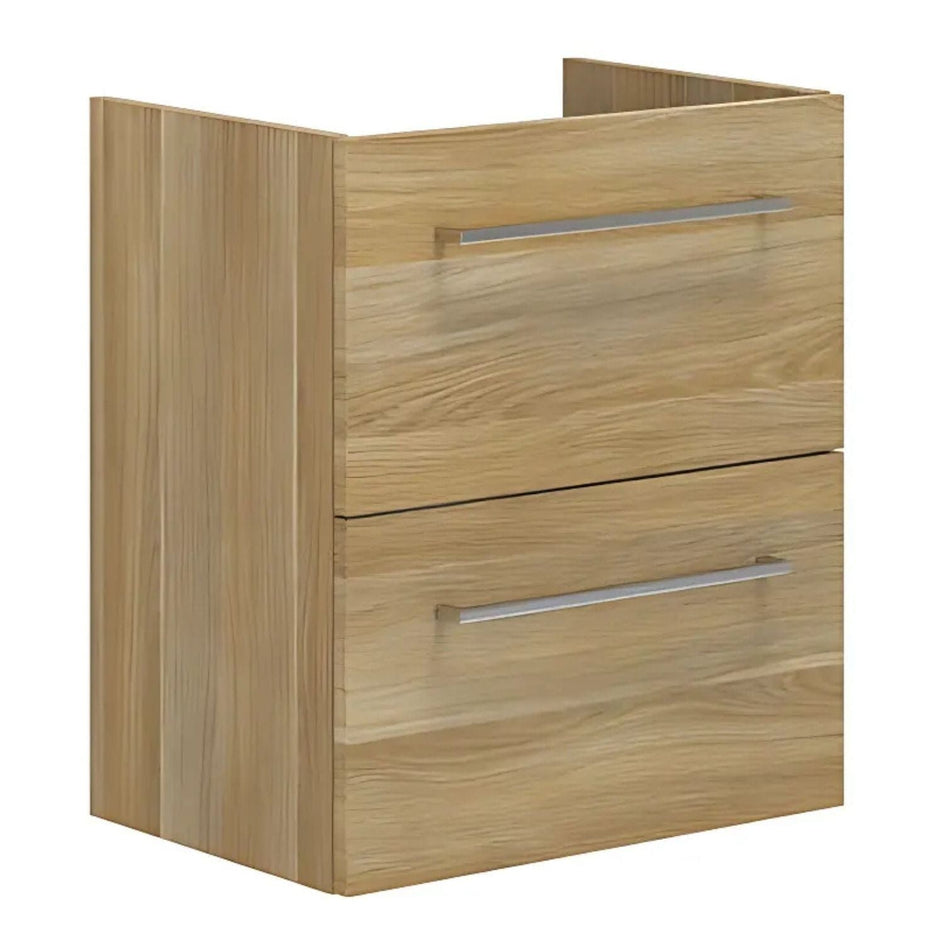 Dansani Mido+ Slim Servantskap 2 Skuffer B50-80xD35cm uten servant Varm eik / 50cm / Vegg Dansani Servantskap DA-P04-1055