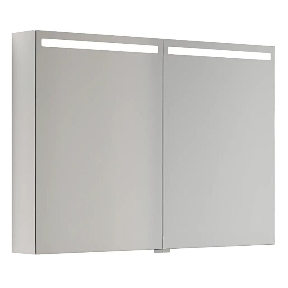 Dansani Mido+ Top Speilskap LED B50-120xH70,4cm Hvit høyglans / 100cm Dansani Speilskap DA-S510-112