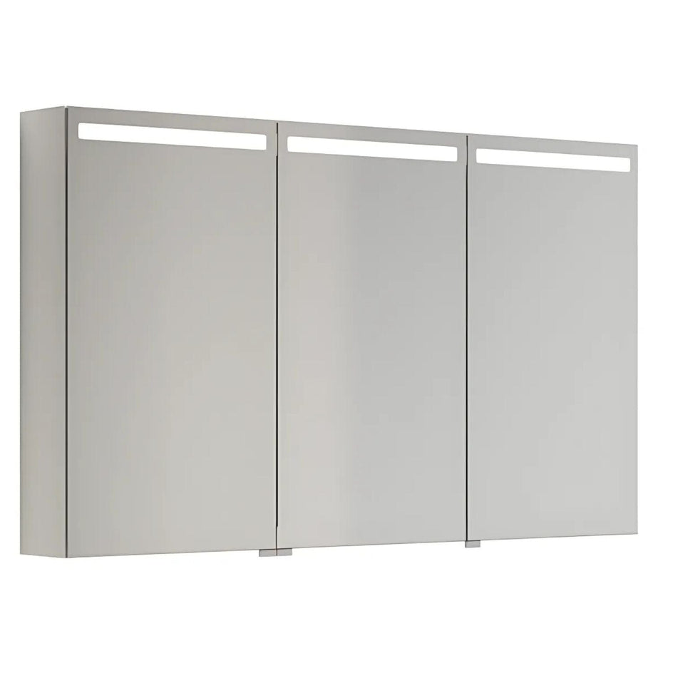 Dansani Mido+ Top Speilskap LED B50-120xH70,4cm Hvit matt / 120 cm 3 dører Dansani Speilskap DA-S513-110