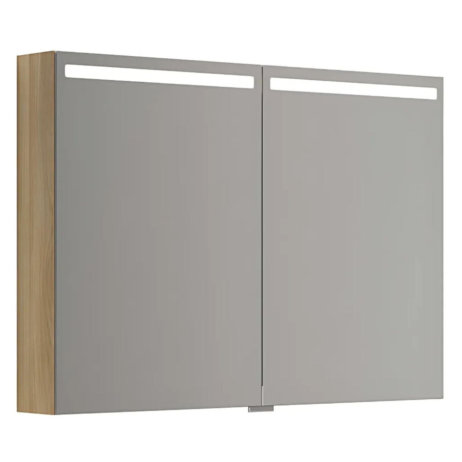 Dansani Mido+ Top Speilskap LED B50-120xH70,4cm Varm eik / 100cm Dansani Speilskap DA-S510-155