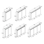 Dansani Mido+ Top Speilskap LED