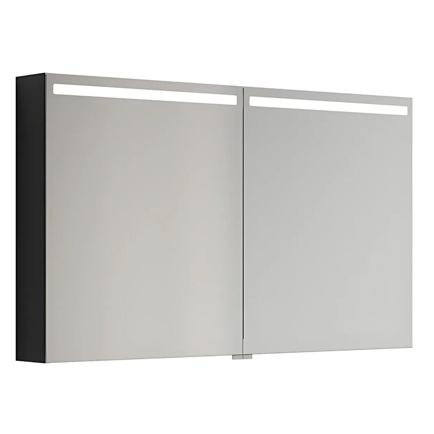 Dansani Mido+ Top Speilskap LED Svart struktur / 120cm Dansani Speilskap DA-S512-129