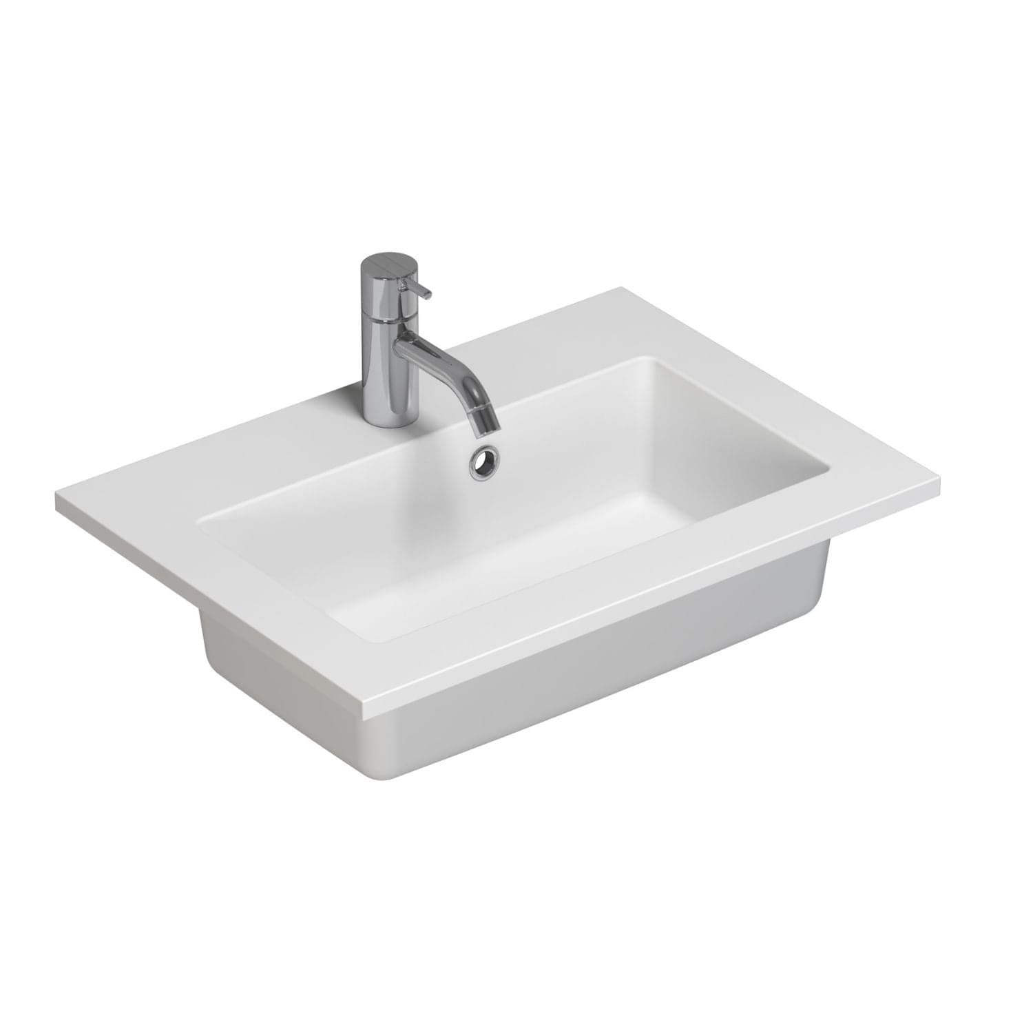 Dansani Mini Minore Servant B40-80xH1,5xD35,5cm Hvit matt / 50cm / Ja Dansani Baderomsservant DA-337205203