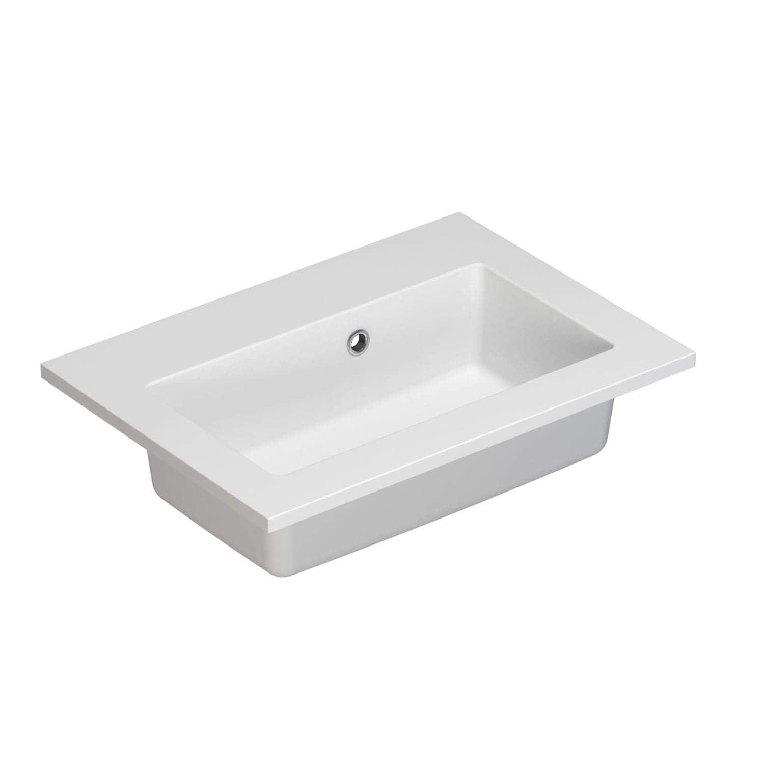 Dansani Mini Minore Servant B40-80xH1,5xD35,5cm Hvit matt / 50cm / Nei Dansani Baderomsservant DA-337205103