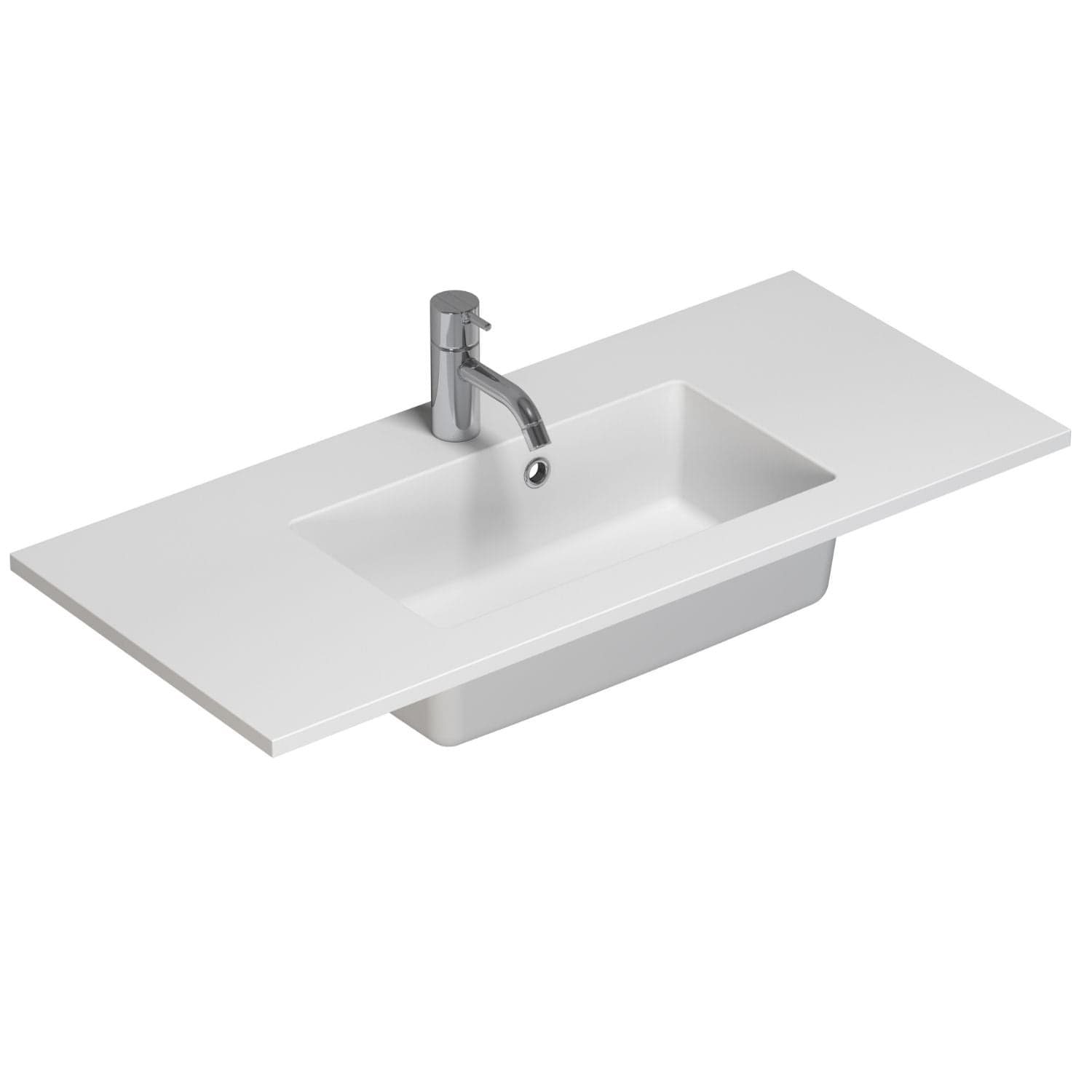 Dansani Mini Minore Servant B40-80xH1,5xD35,5cm Hvit matt / 80cm / Ja Dansani Baderomsservant DA-337208203