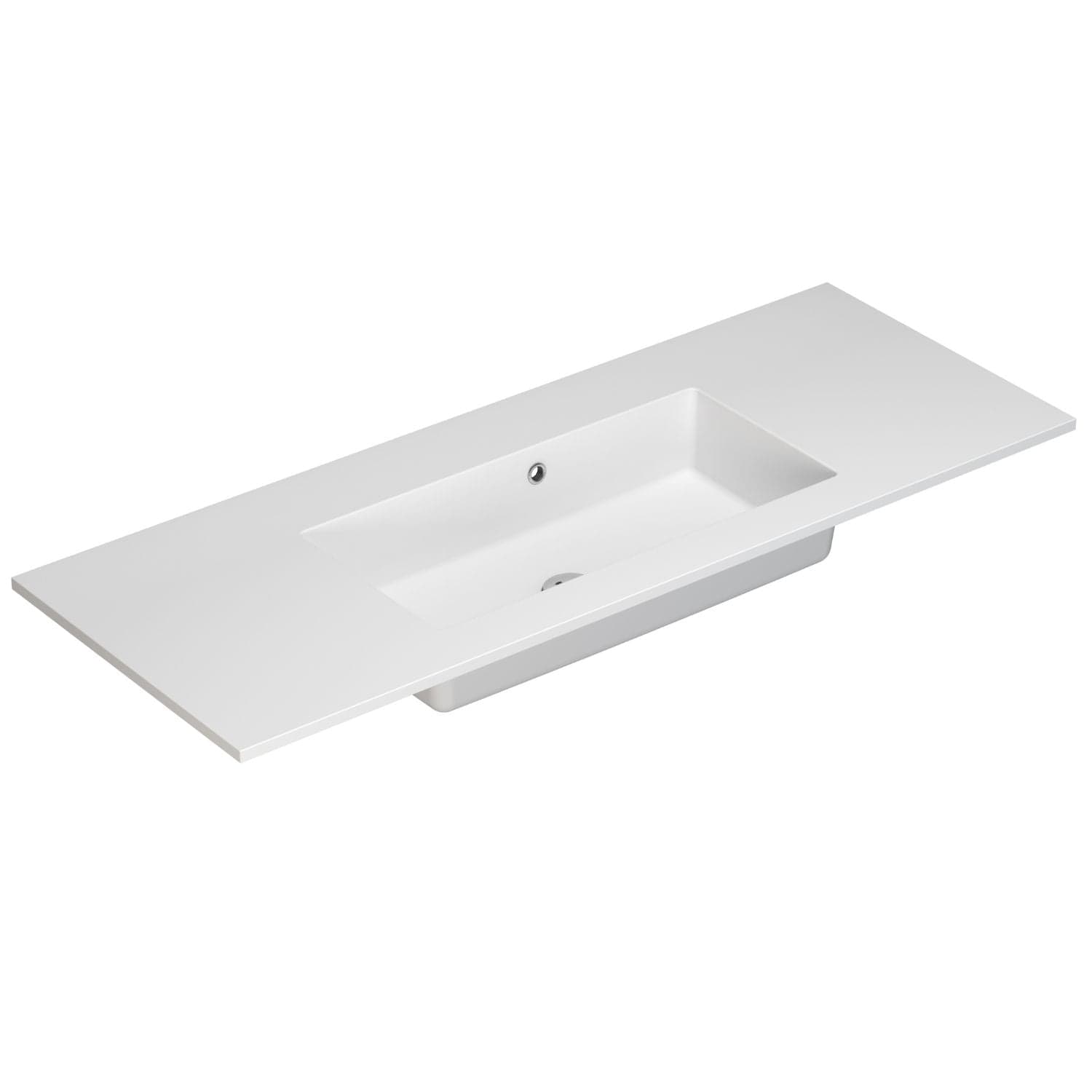 Dansani Minore Servant B60-120xH1,5xD45,5cm Hvit matt / 120cm / Nei Dansani Baderomsservant DA-337112103