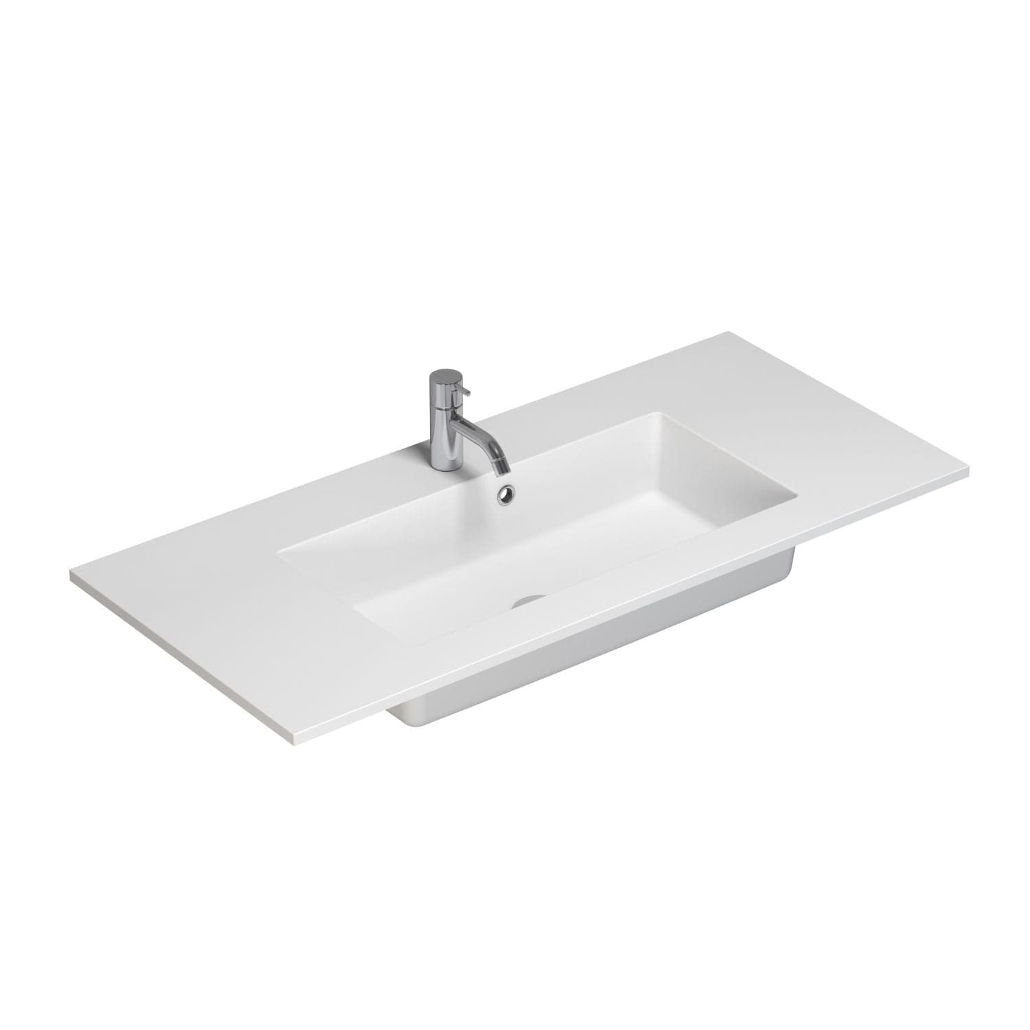 Dansani Minore Servant B60-240xH1,5xD45,5cm Hvit matt / 100-119cm Dansani Baderomsservant DA-337810403