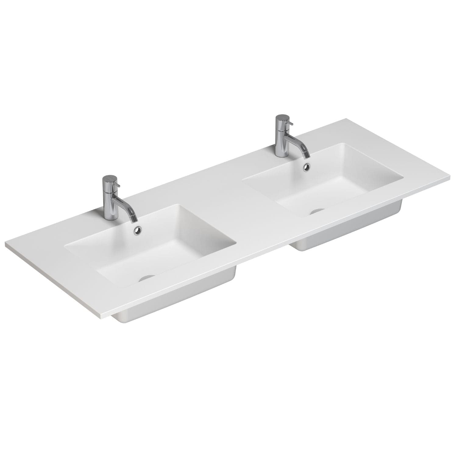 Dansani Minore Servant B60-240xH1,5xD45,5cm Hvit matt / 140-159cm dobbel Dansani Baderomsservant DA-337814503