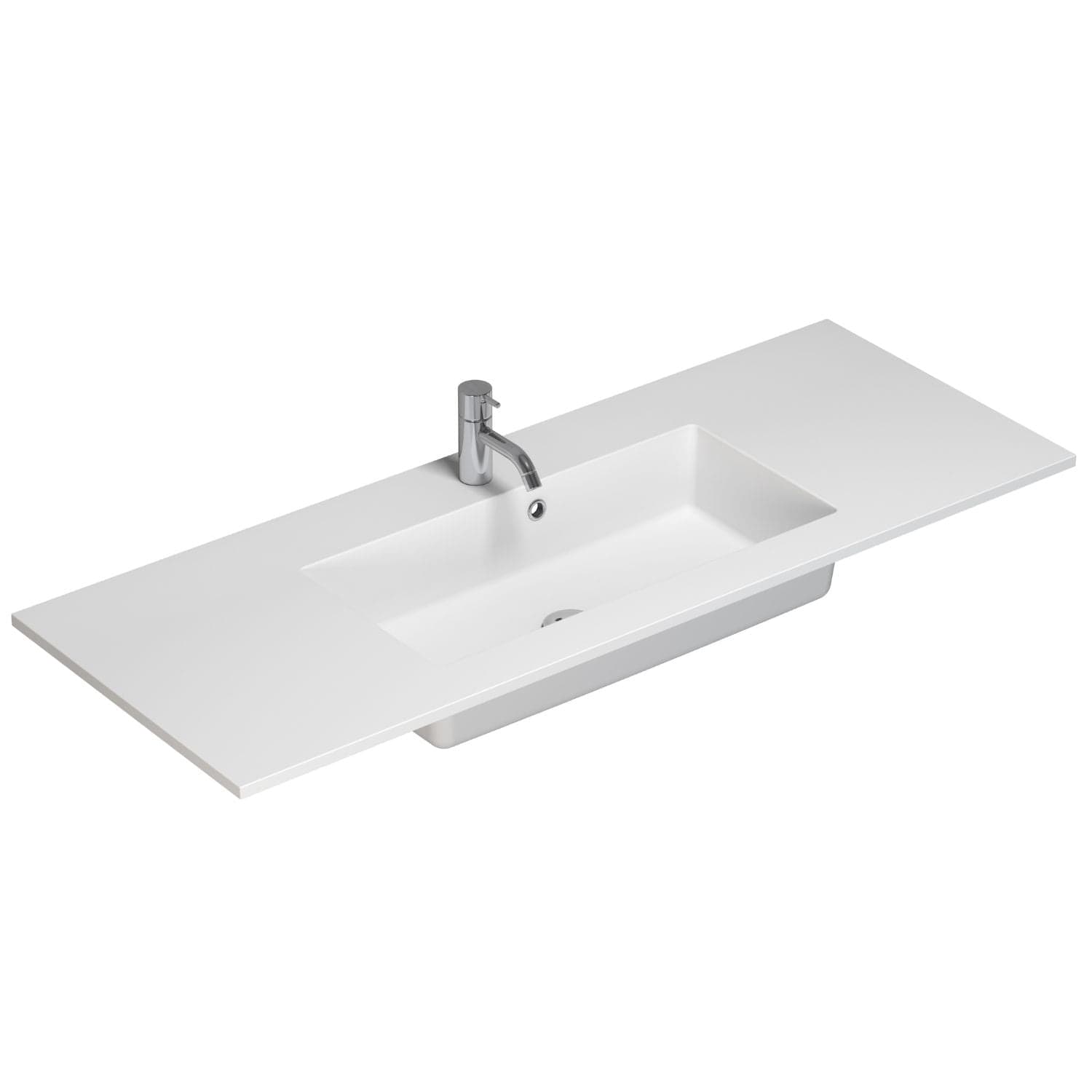 Dansani Minore Servant B60-240xH1,5xD45,5cm Hvit matt / 180-199cm Dansani Baderomsservant DA-337818403