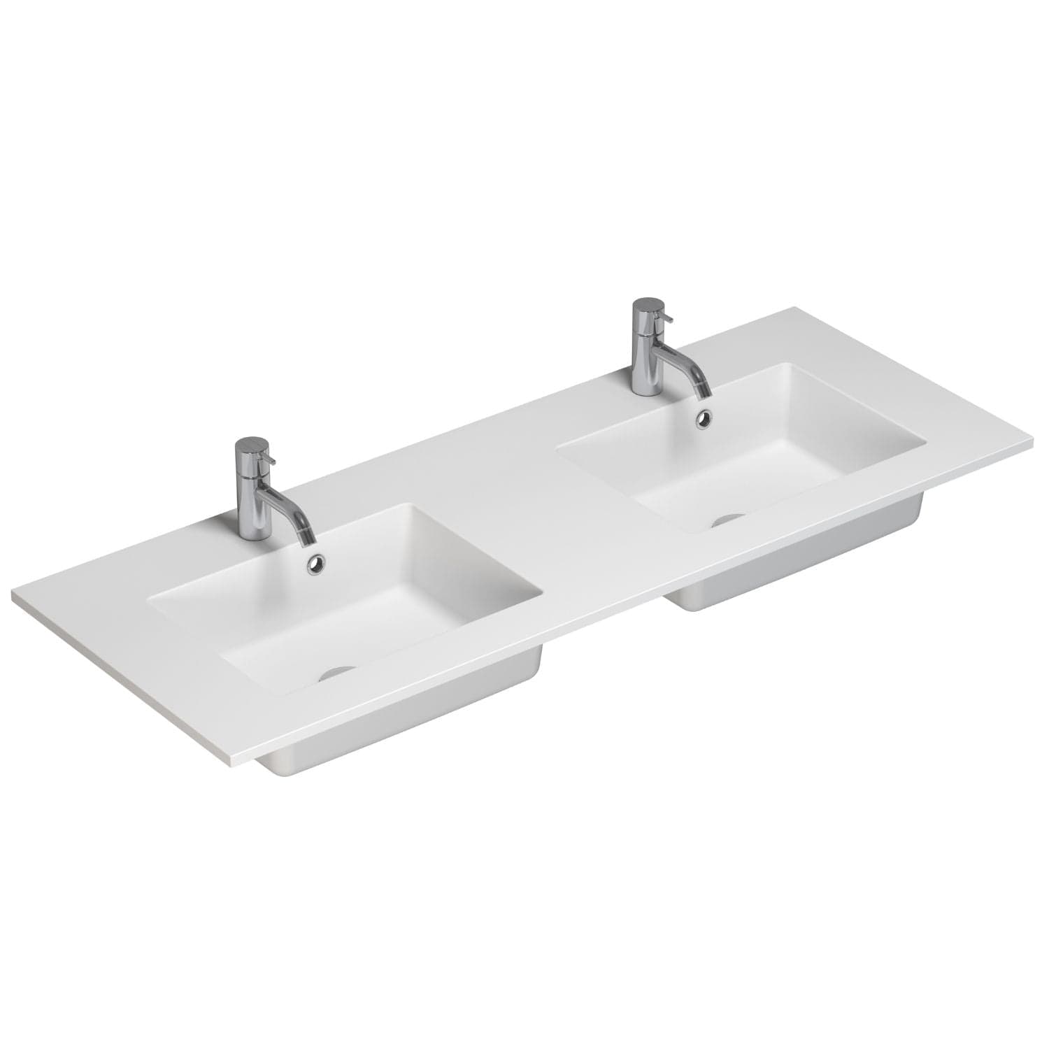 Dansani Minore Servant B60-240xH1,5xD45,5cm Hvit matt / 220-240cm dobbel Dansani Baderomsservant DA-337822503