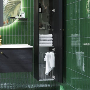 Dansani Skittentøykurv for høyskap B30-40cm, inkl skinner