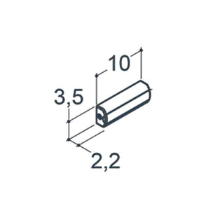 Dansani Skuffelys batteridrevet grå