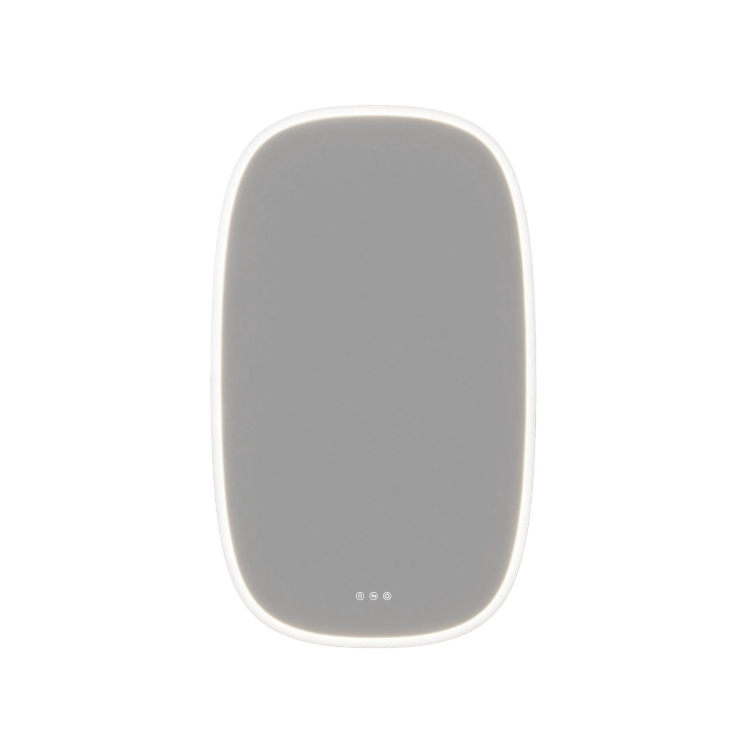 Dansani Squircle Speil med Lys og Lysstyring 60cm Dansani Baderomsspeil DA-96160