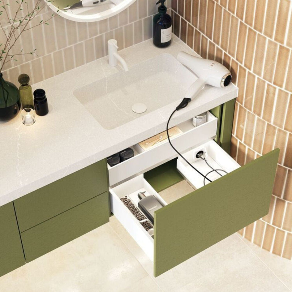 Dansani Stikkontakt til skuff E Dansani Tilbehør baderomsinnredning DA-EL-E