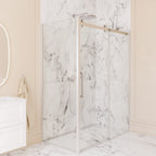 Dansani XXL Skyvedør med 1 sidepanel for dusjhjørne