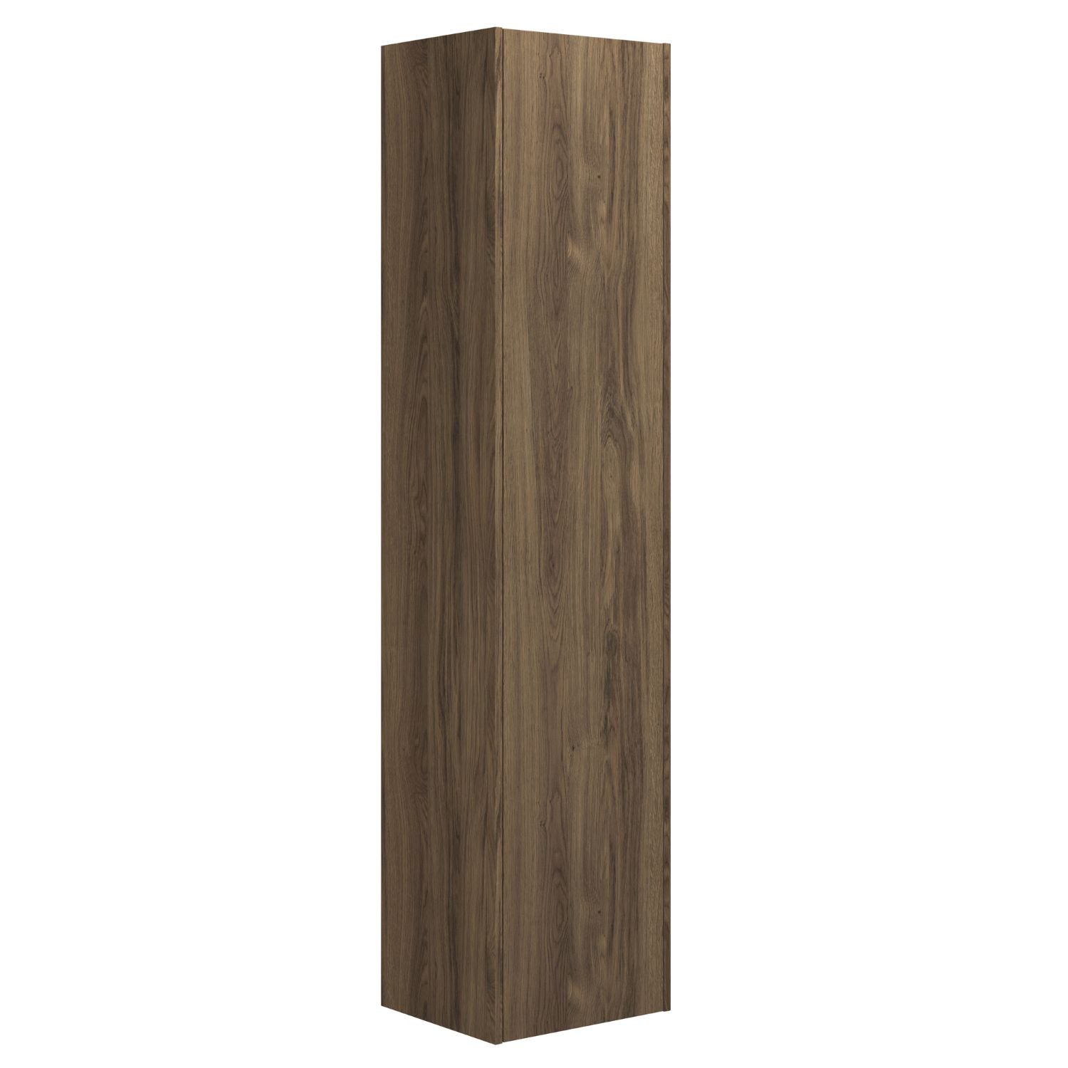 Dansani You Glatt Høyskap Slim 1 dør Brun eik / Høyre hengslet Dansani Høyskap bad DA-V52-1152