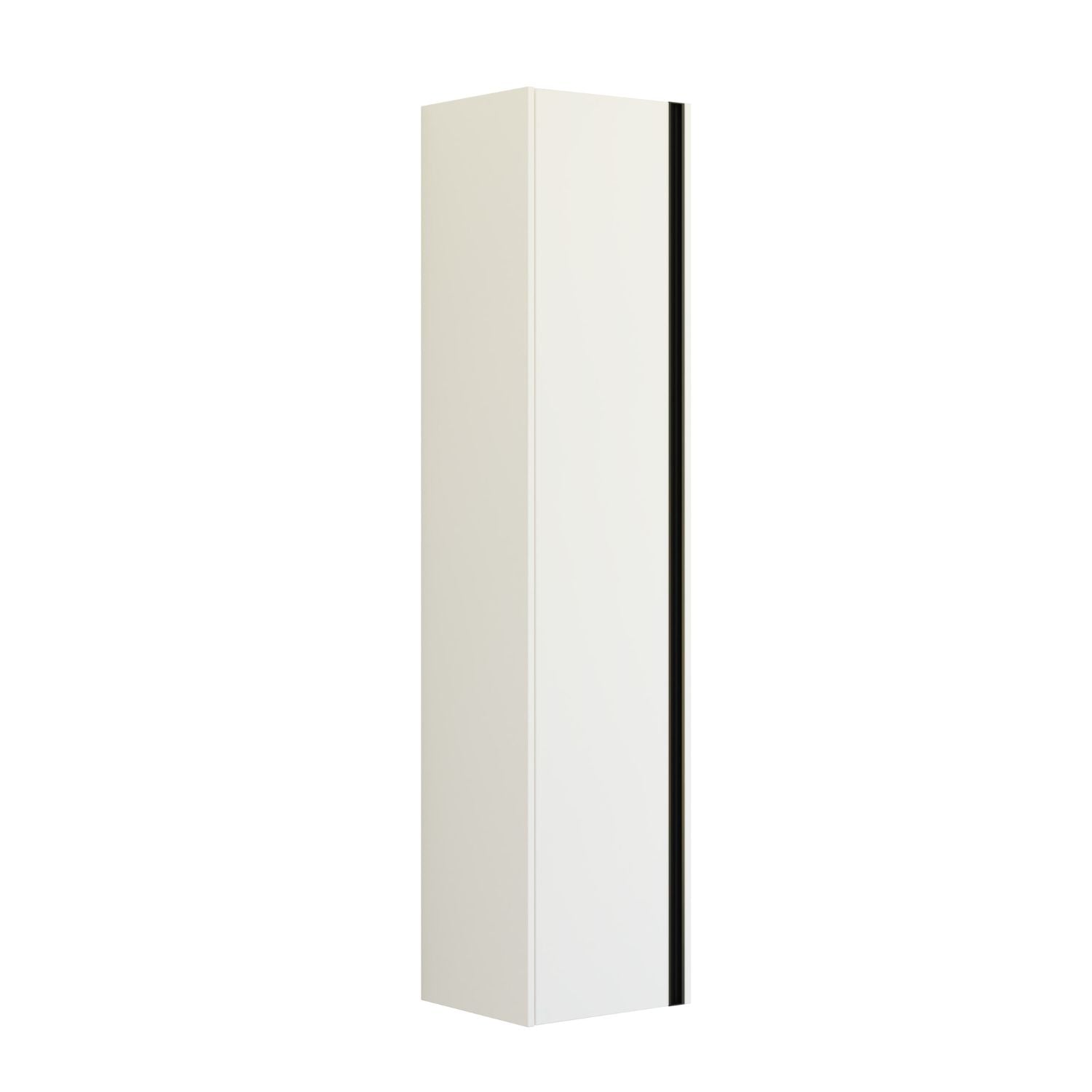 Dansani You Integrert alu-grep Høyskap Slim 1 dør Hvit matt / Venstre hengslet Dansani Høyskap bad DA-V52-7210