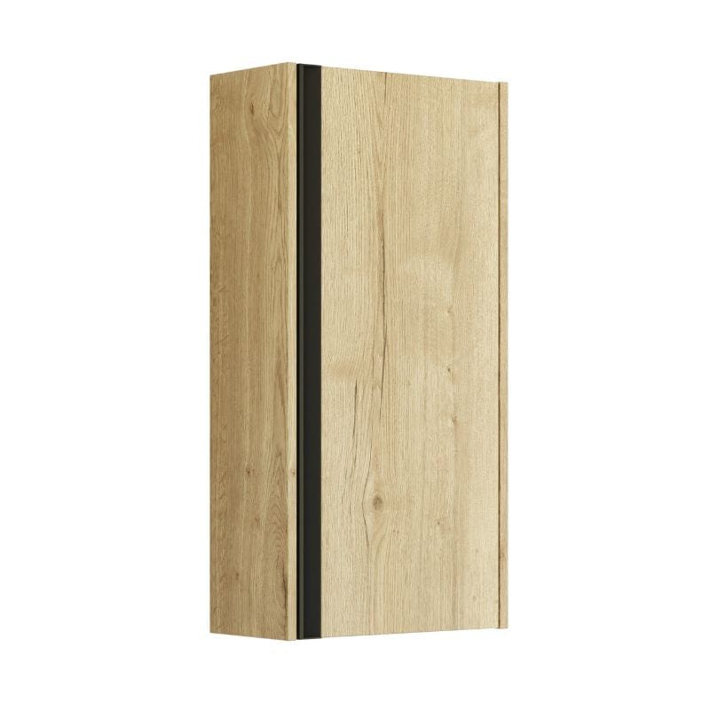 Dansani You Integrert alu-grep Overskap 1 dør Natur eik / Høyre hengslet Dansani Sideskap bad DA-V49-7149