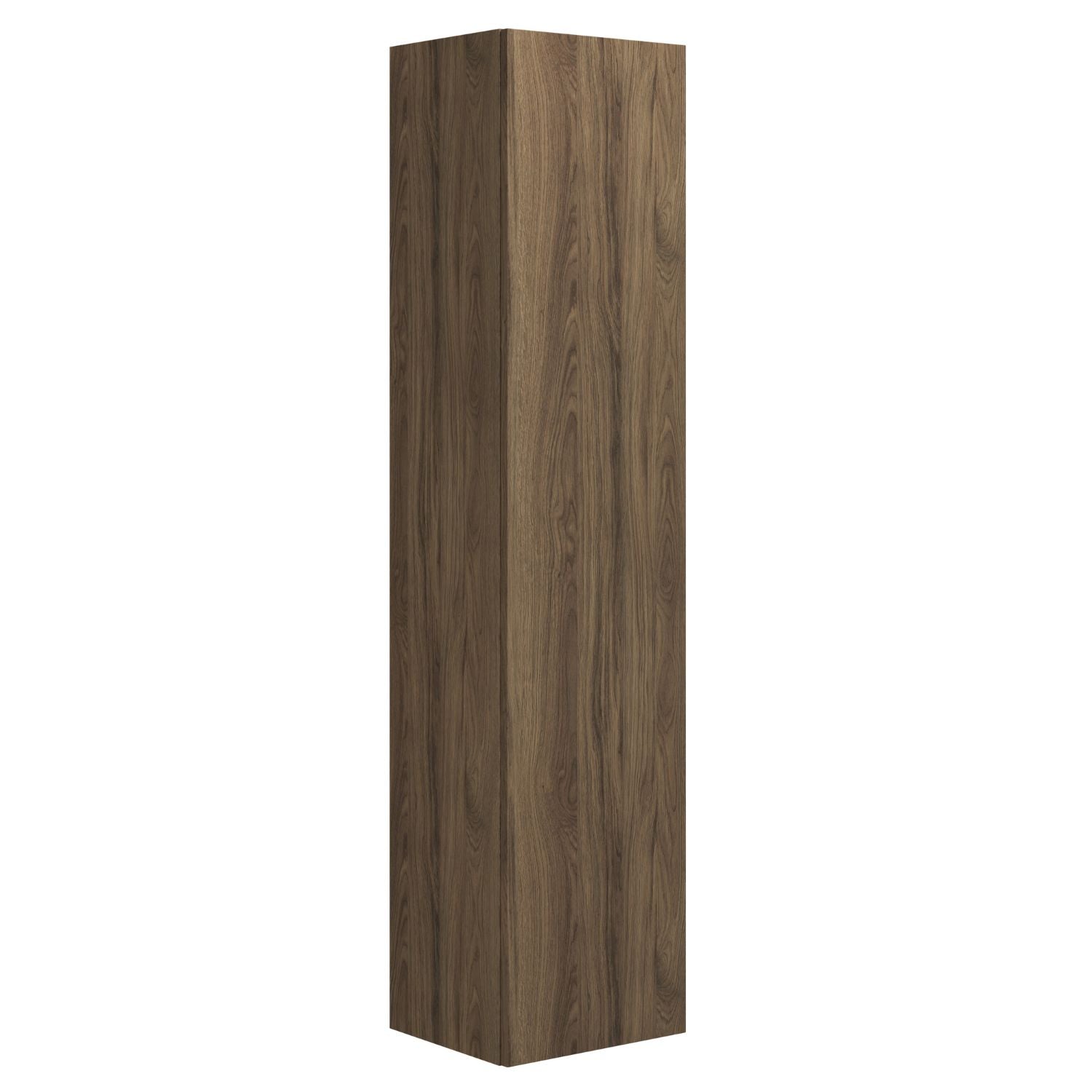 Dansani You Urban Glatt Høyskap Slim 1 dør Brun eik / 40cm / Høyre hengslet Dansani Høyskap bad DA-V54-1152