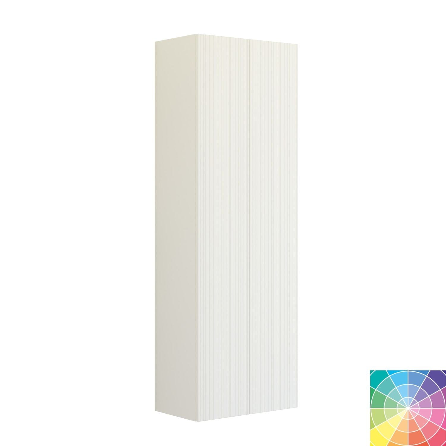 Dansani You Urban Riflet Høyskap Slim 2 dør NCS farge Dansani Høyskap bad DA-V55-9099