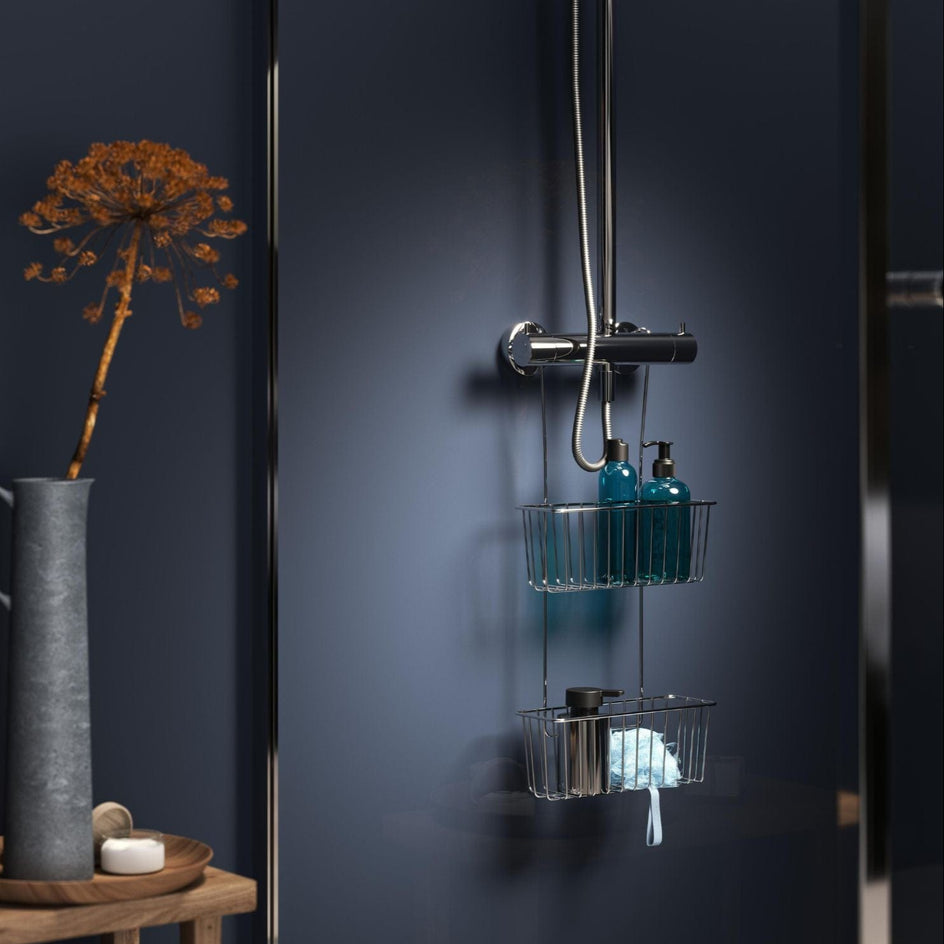 Elementals Dusjkurv dobbel for armatur Coram Dusjhylle
