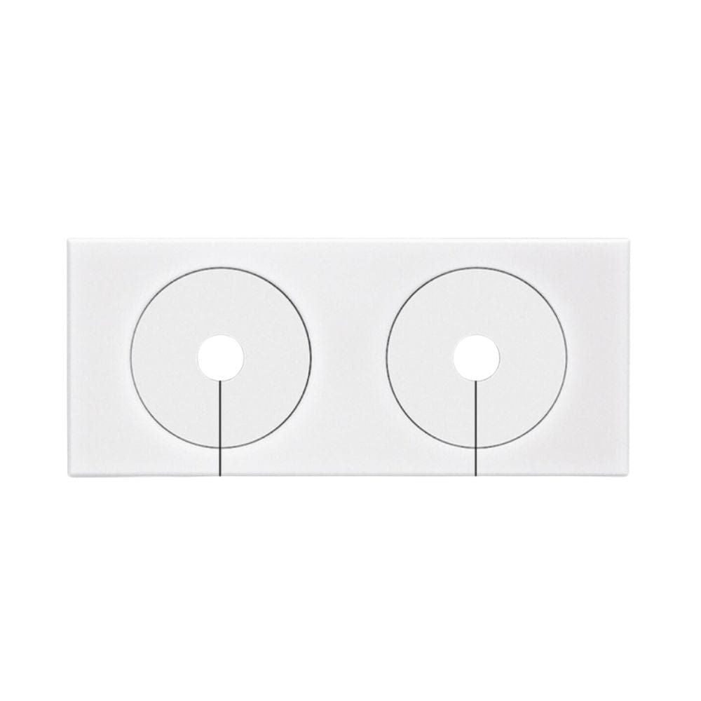 Faluplast Dekkskive Dobbel Delbar Hvit Faluplast Tilbehør blandebatteri GRO-4517075