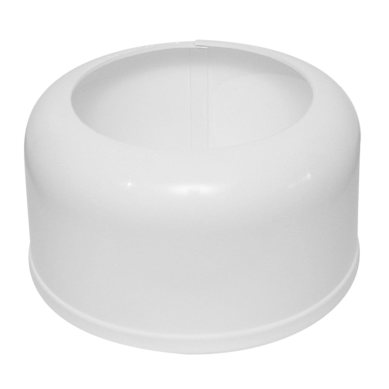 Faluplast Muffeskjuler Delbar - Hvit Plast Tilbehør toalett