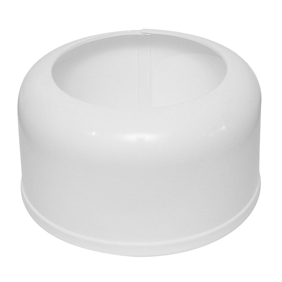 Faluplast Muffeskjuler Delbar - hvit plast Faluplast Tilbehør toalett GRO-6188601