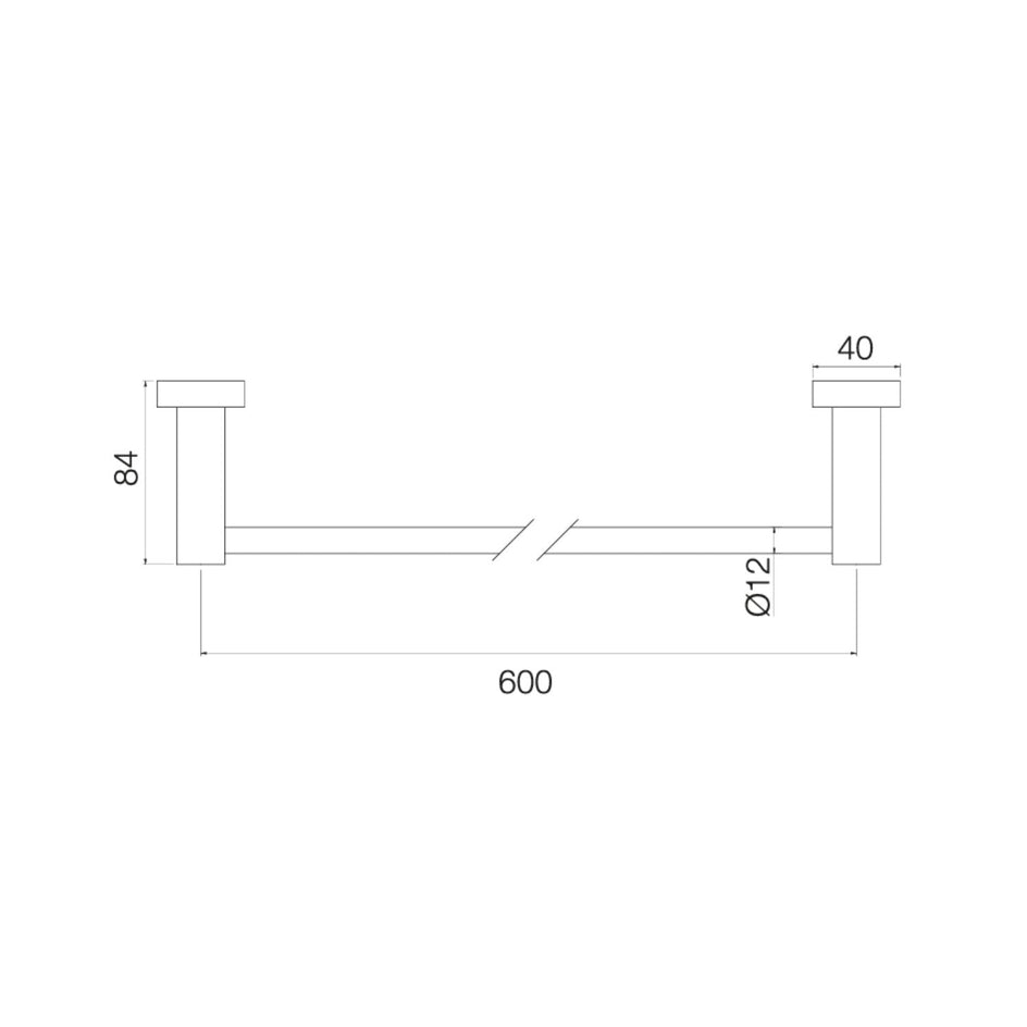 Fima Håndklestang 60cm Fima Håndklestang