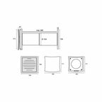 Flexit 100FF Friskluftsventil