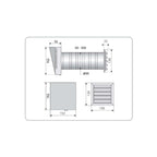 Flexit Aero 100K Friskluftsventil