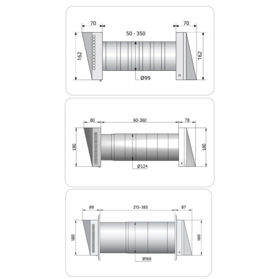 Flexit Aero Friskluftsventil Flexit