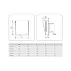 Flexit Aero Ventil Innvendig