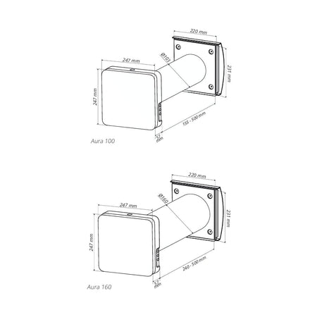 Flexit Aura One Wifi Romventilator