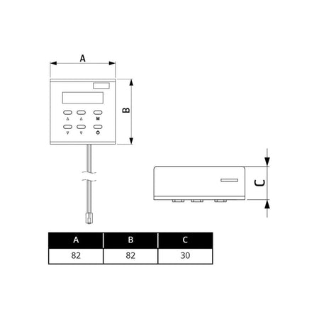 Flexit BDT Styrepanel Klima