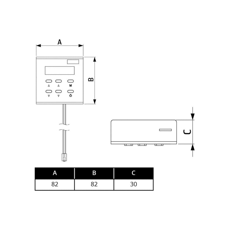 Flexit BDT Styrepanel Klima