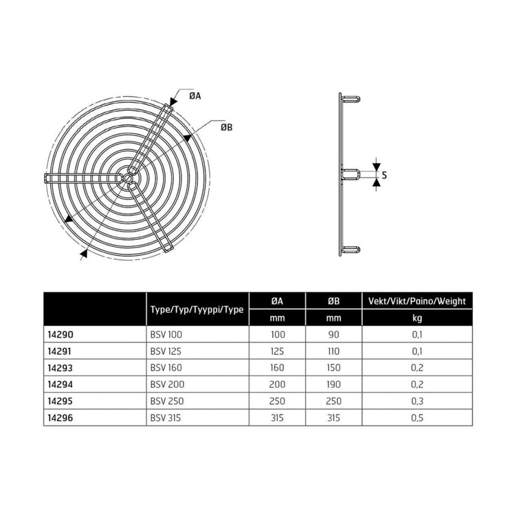 Flexit BSV Berøringssikkert Nett