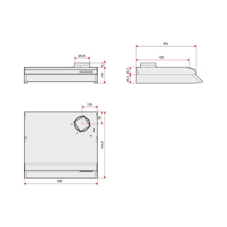 Flexit Facet E/F Kjøkkenvifte