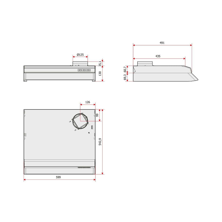 Flexit Facet E/F Kjøkkenvifte