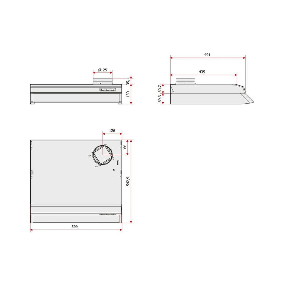 Flexit Facet E/F Kjøkkenvifte Flexit Kjøkkenvifte