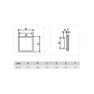 Flexit Furu Ubehandlet Klaffventil