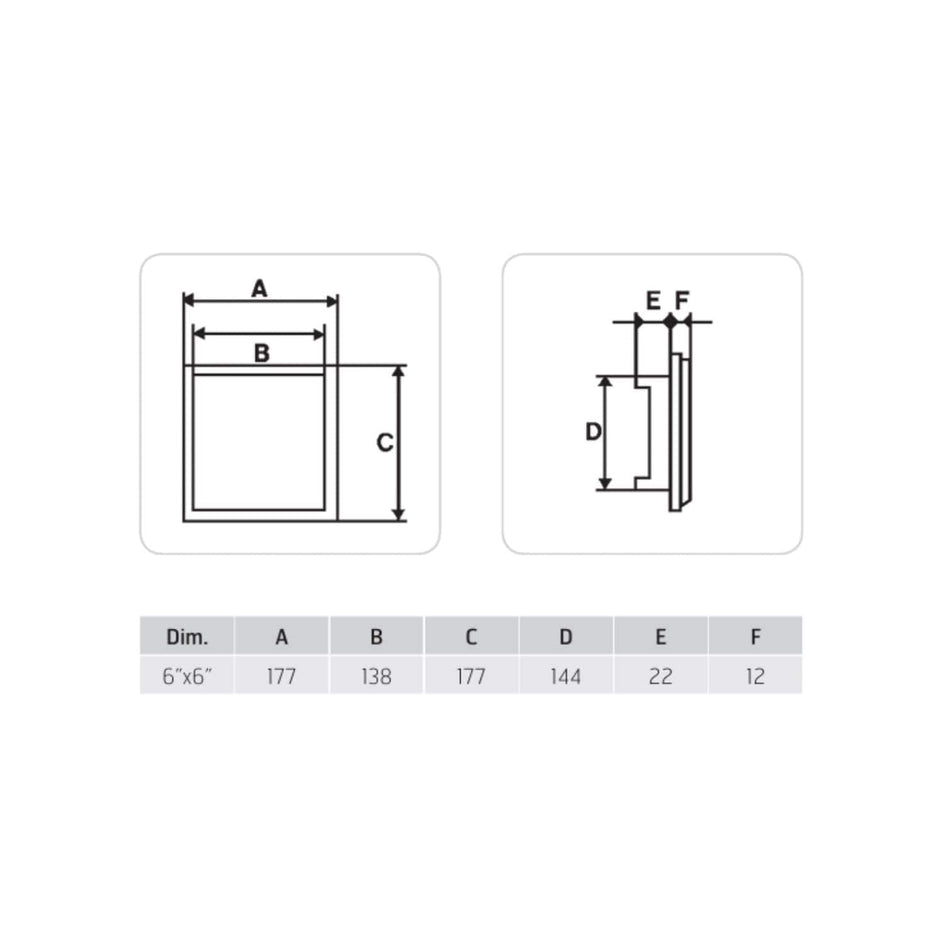 Flexit Furu Ubehandlet Klaffventil Flexit FL-02025
