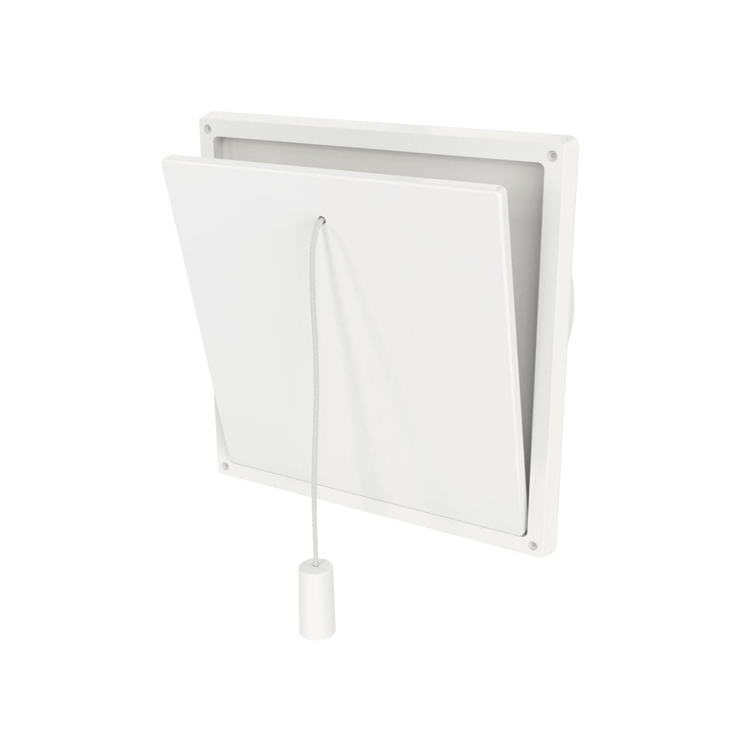 Flexit Klaffventil med Rund Stuss Hvit / Ø100mm Flexit FL-116709