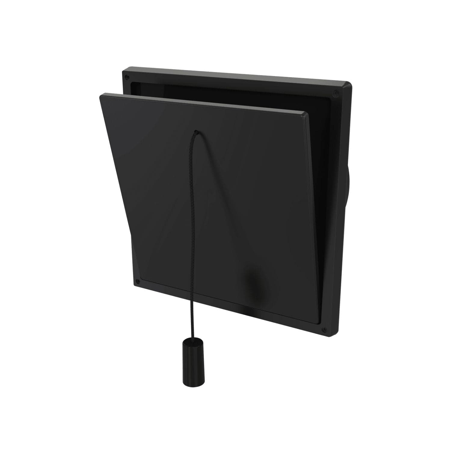 Flexit Klaffventil med Rund Stuss Svart / Ø100mm Flexit FL-119842