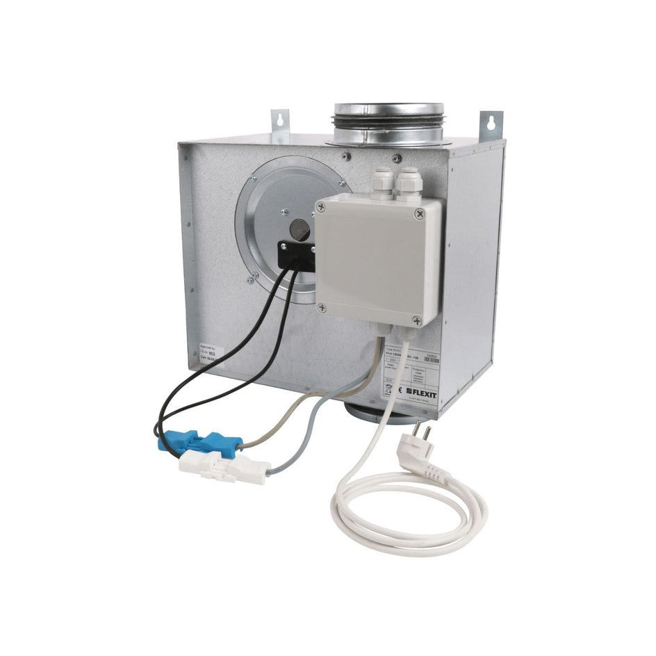 Flexit KVEC 125 Kanalvifte Ø125mm Flexit Avtrekksvifte FL-120393