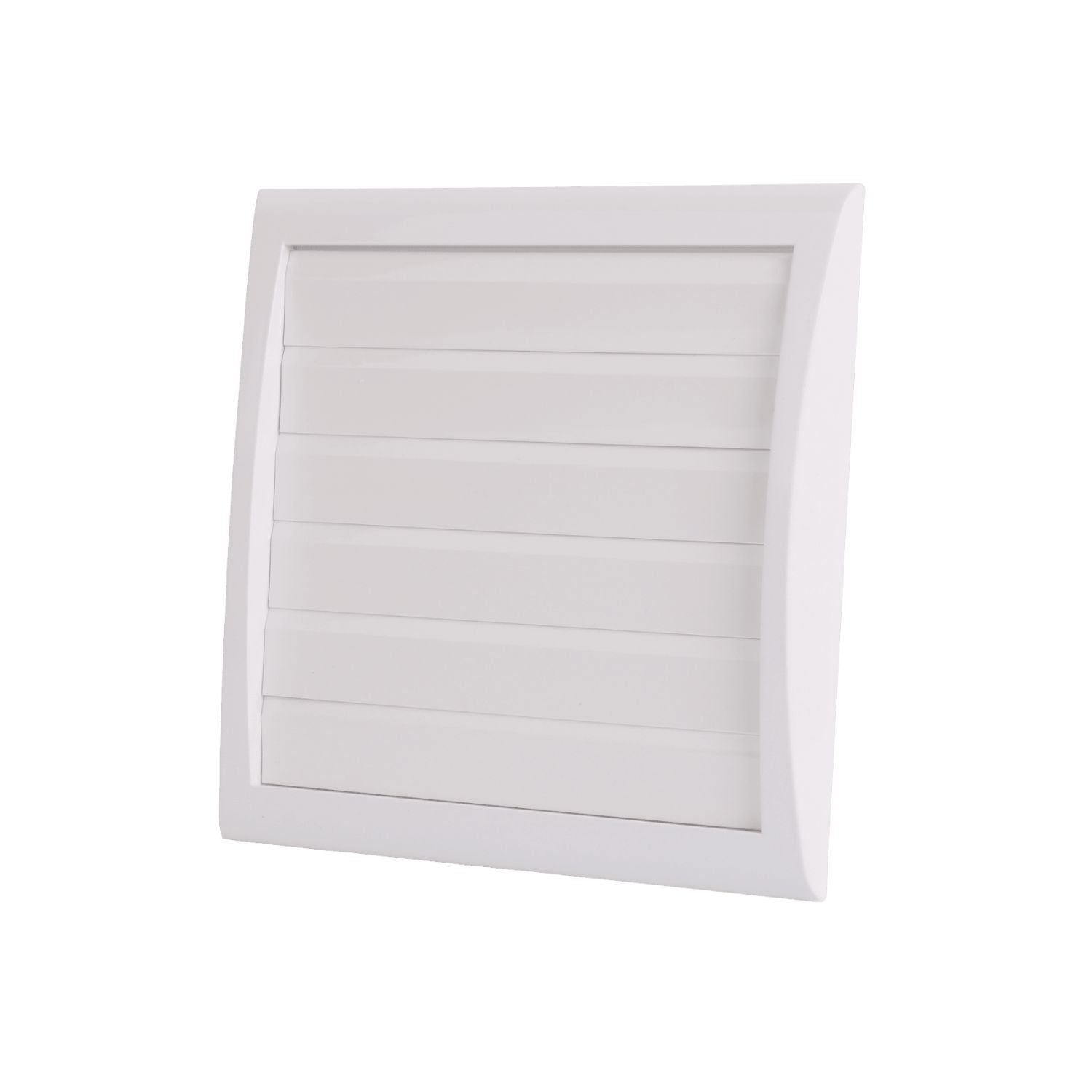 Flexit Lamellventil med Rund Stuss Hvit / Ø125mm Flexit Baderomsvifte FL-400084