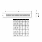 Flexit Metall Overstrømningsrist