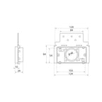 Flexit Monteringsplate for Sugekontakt
